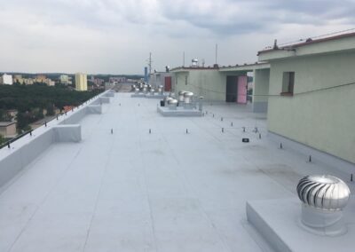 Zateplení plochých střech PD Jílovská Praha