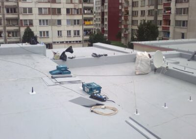 Vodotěsné izolace ploché střechy