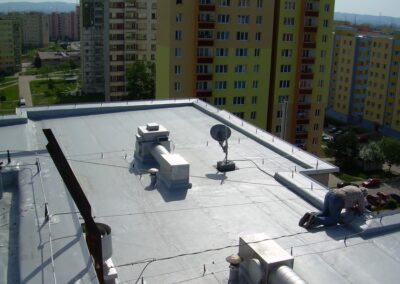 Zateplení - izolace ploché střechy PD Chocholy 8.4. Budějovice